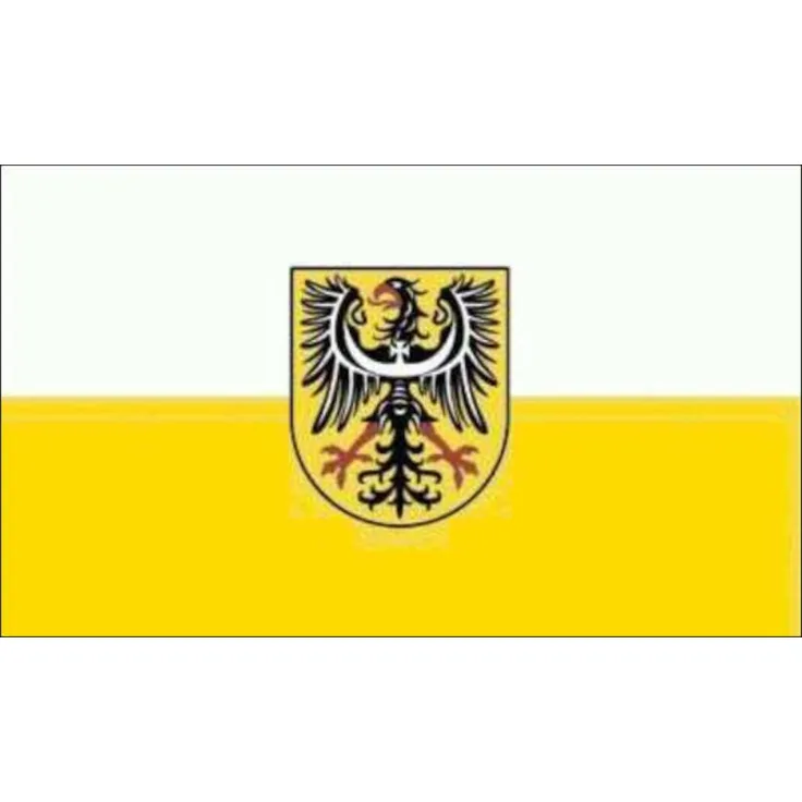 Flagge Niederschlesien 80 g/m² ca. 60 x 90 cm