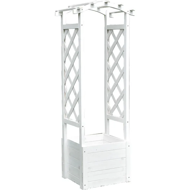 Mucola Blumenbogen mit gewölbtem Dach im Landhausstil