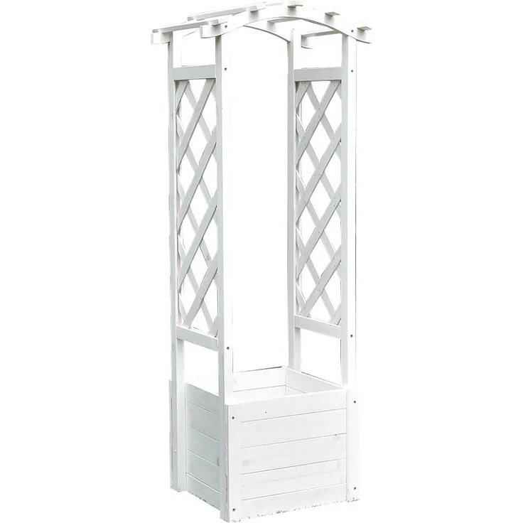 Mucola Blumenbogen mit gewölbtem Dach im Landhausstil – Bild 1