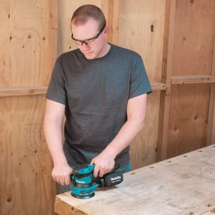 Makita BO5041 Exzenterschleifer 125 mm Ø, 300 W netzbetrieben – Bild 6