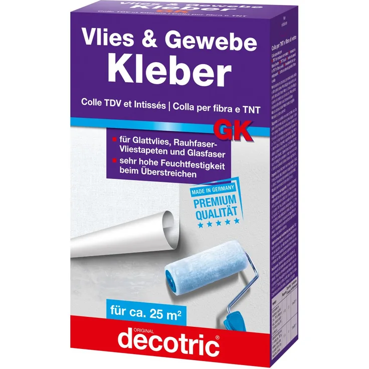 Decotric Vlies und Gewebe Kleber GK 500 g