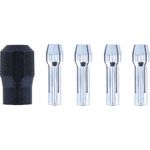 Dremel 4485 Spannzangen--Zubehör Set (mit Spanmutter und 4 Spannzangen (0,8 - 1,6 - 2,4 - 3,2 mm) zum Aufspannen von Werkzeugen)