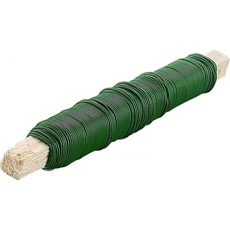 KNORR prandell Blumendraht - Ø 0,65 mm, 100 g, moosgrün
