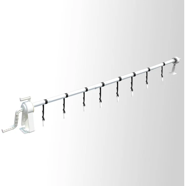 100-600cm Pool Aufrollvorrichtung Aufroller Stange Poolabdeckung Solarfolie – Bild 1