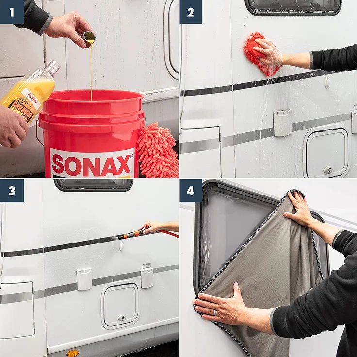 SONAX 07133000  CARAVAN Shampoo 1 l – Bild 3