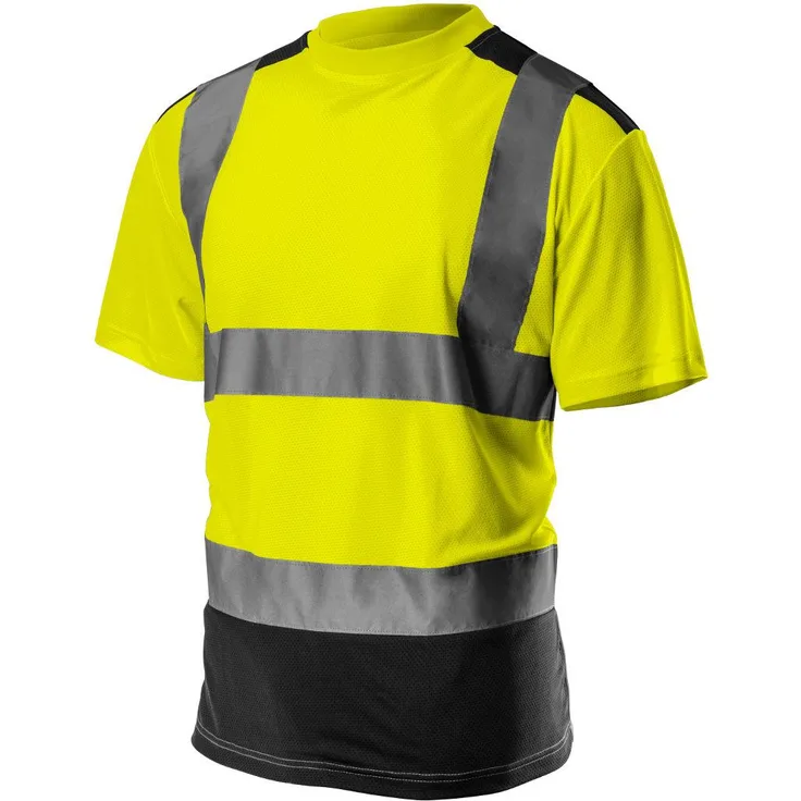 Warnschutz T-Shirt Kurzarm in zwei Farben gelb M