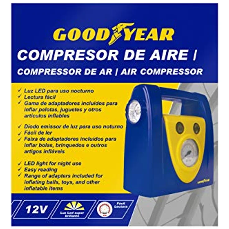 Luftkompressor Goodyear CS6 3,5 BAR 12V – Bild 9