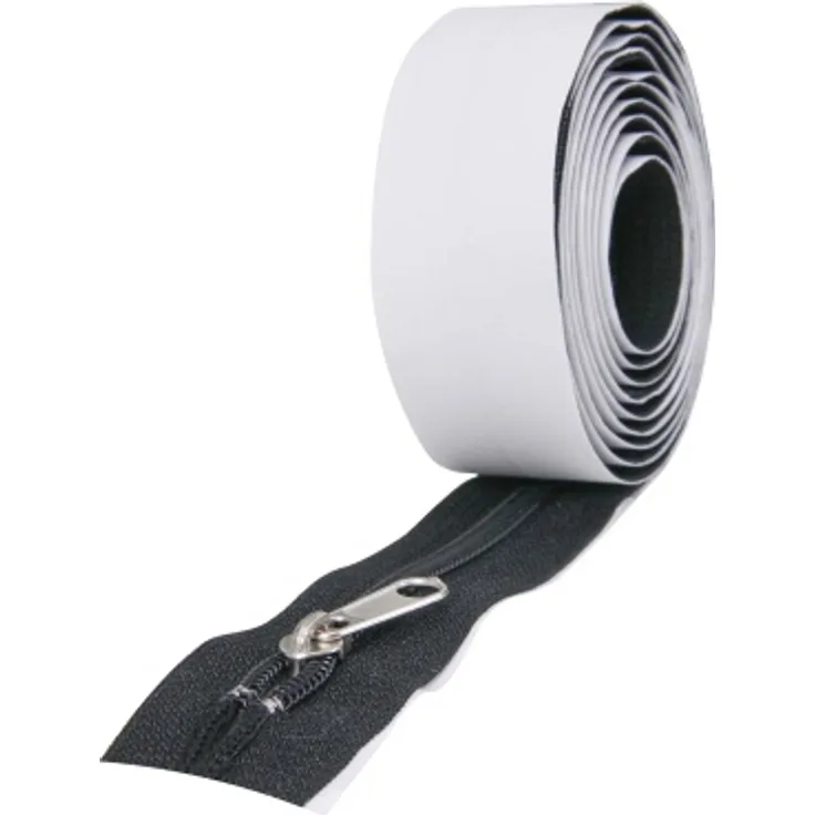 Scorprotect ® Selbstklebende Reißverschlüsse schwarz 2er Set