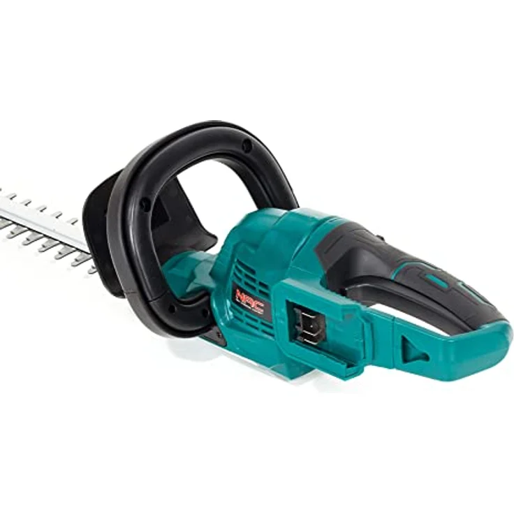 NAC HB-BL-LI-20V Akku-Heckenschere, Klingenlänge 510mm, Zahnabstand 15mm, schwenkbarer Hauptgriff, ohne Akku und Ladegerät, Doppelschalter – Bild 4