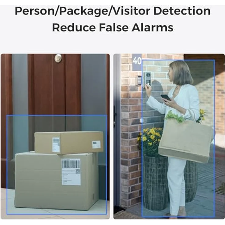 Reolink Smart Home Türklingel D340P, 5 MP Super HD mit 180° Sichtfeld und PoE-Setup, inklusive Chime und humanoid Erkennung – Bild 7