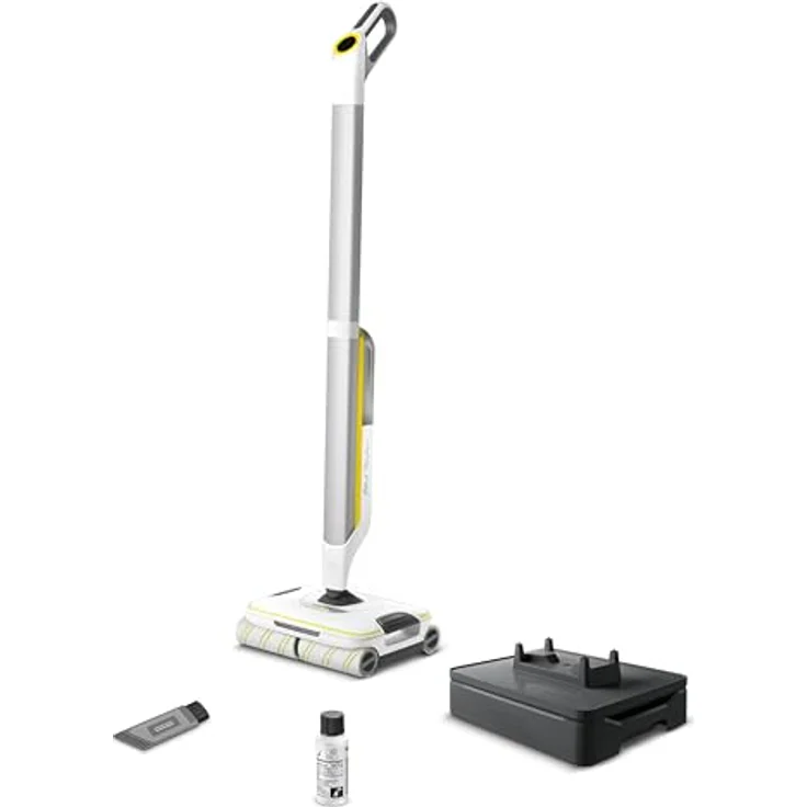 Kärcher Hartbodenreiniger FC 8 Smart Signature Line, kabellos mit 4 Mikrofaserwalzen, App-Steuerung, Akkulaufzeit 60 min, 230 m² Flächenleistung - Preisvergleich – Bild 1