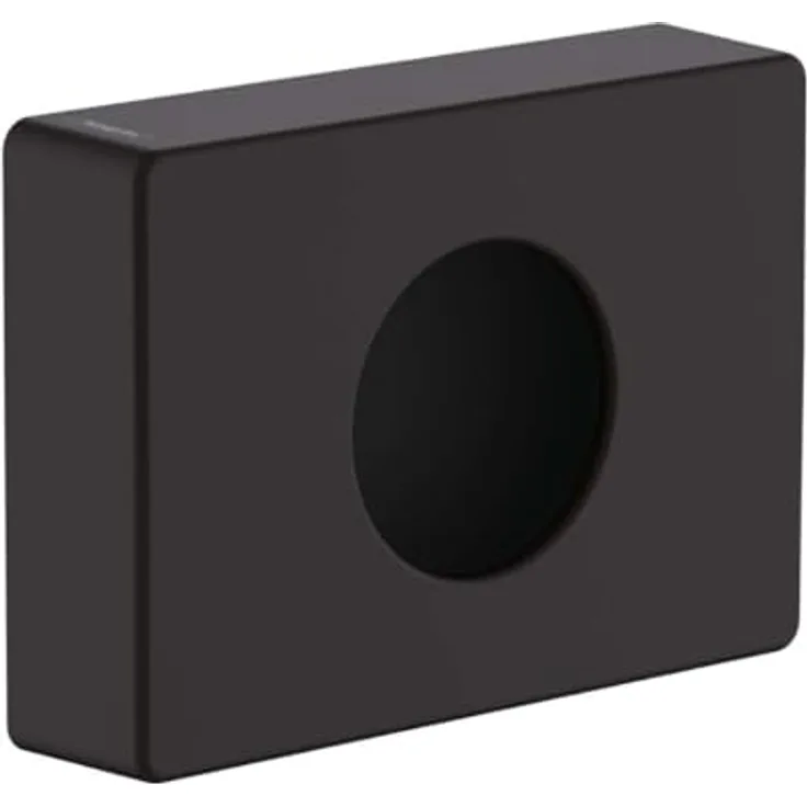 hansgrohe Papierhandtuchspender und Hygienebeutelspender AddStoris, Wandmontage, mattschwarz, Kunststoff, 90 mm Bohrabstand, vertikale und horizontale Montage