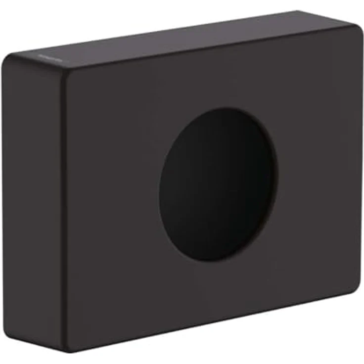 hansgrohe Papierhandtuchspender und Hygienebeutelspender AddStoris, Wandmontage, mattschwarz, Kunststoff, 90 mm Bohrabstand, vertikale und horizontale Montage – Bild 1