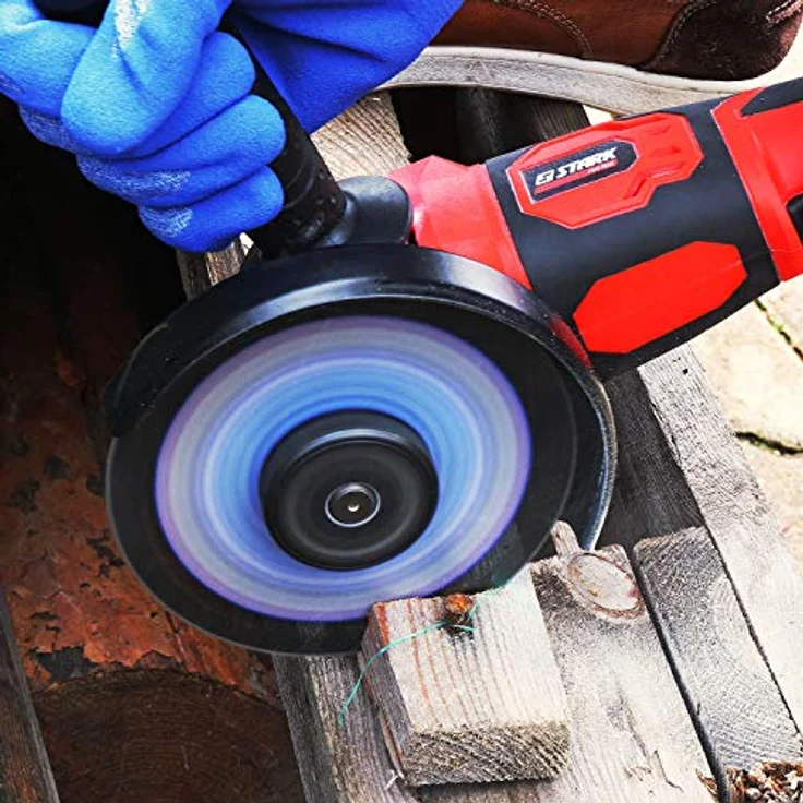 S&R Karbid Hartmetall Trennscheibe 125 x 22,23 mm, Multi-Material für alle Arten von Holz, Holz mit Nägel, Plastik und Gipskarton, besonders hohe Standzeit, für Winkelschleifer – Bild 4