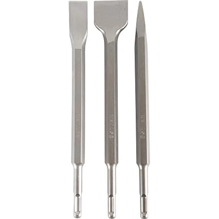 STIER Meißel-Set, SDS-plus, 3-teilig, SDS Meißel, Bohrhammer Meißel, Bohrmeißel, SDS Plus Meißel Set