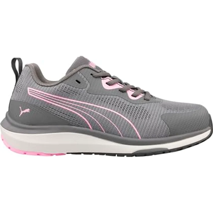 Puma Safety CELERITY KNIT Low 642980, Sicherheitshalbschuh S1PS ESD HRO SRC, grau/pink, Gr. 38 – Bild 3