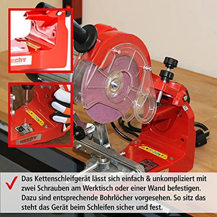 Hecht 9230 Kettensägen Schärfmaschine - Preisvergleich – Bild 4