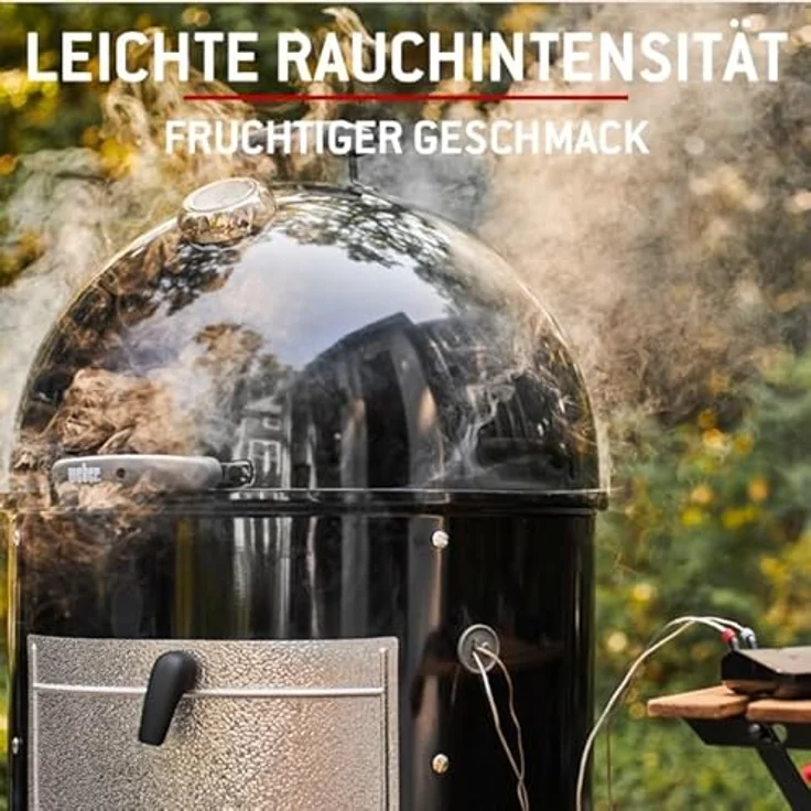 Weber 17782 R„ucherchips Bitburger Premium Pils, 700g, fr alle Fleisch-, Gemse- und K„sesorten, sá-fruchtiger Geschmack, R„uchern, Aroma, Grillen – Bild 10