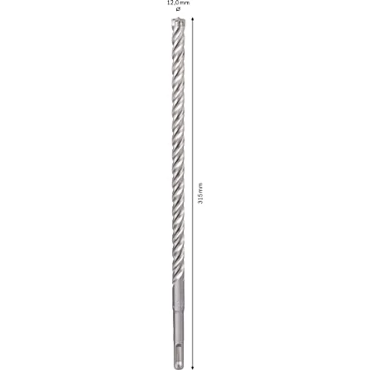Bosch Professional Hammerbohrer SDS Plus-7X (für Beton und Mauerwerk, 12 x 250 x 315 mm, Zubehör Bohrhammer) – Bild 3