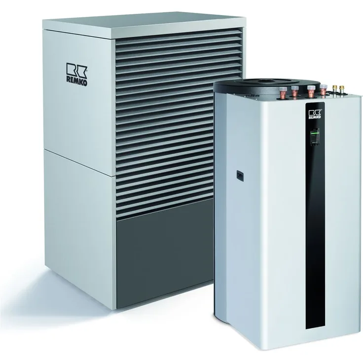 Remko Wärmepumpe LWM 110 Designline Alu WP-Paket, Typ Stuttgart 262310, effiziente Heizlösung mit modernem Aluminium-Design