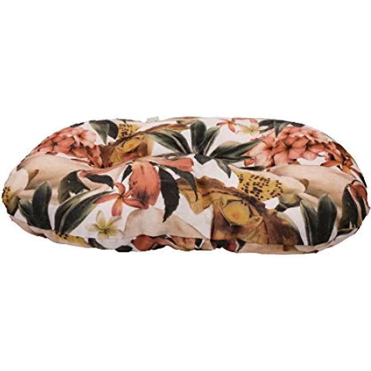 Croci Ovales Kissen für Hunde und Katzen Duftnote, weich, beidseitig verwendbar, Blumenmuster, 53 x 35 cm, 23 g