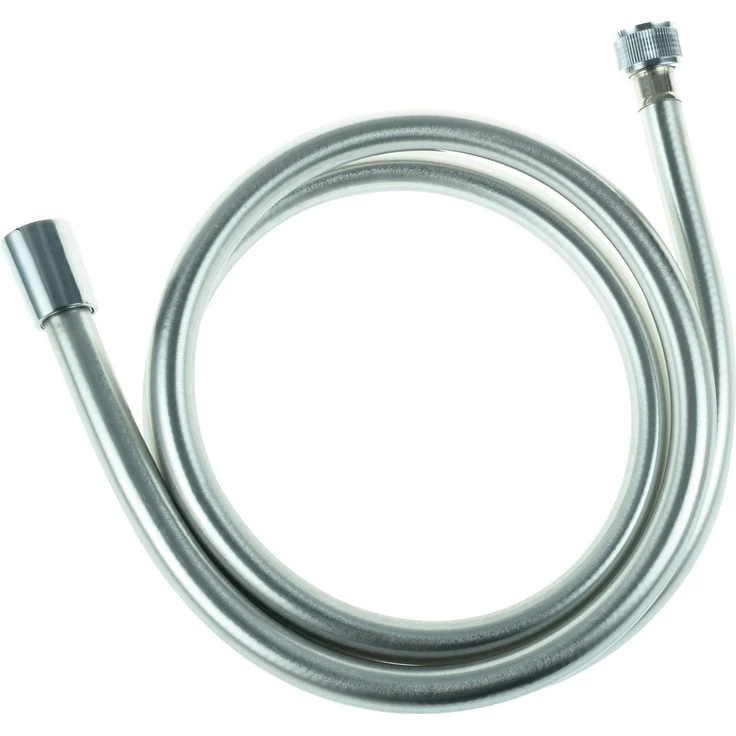 Schütte Brauseschlauch Silvo, Duschschlauch mit Wasserspardichtung, ca. 200 cm, silber