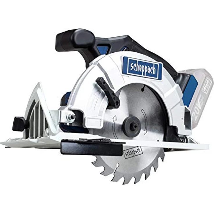 SCHEPPACH CCS165-20 Akku Handkreissäge | 20 Volt | 165 mm Sägeblatt | 55 mm Schnitthöhe | Neigbares Sägeblatt | Grundgerät – Bild 6