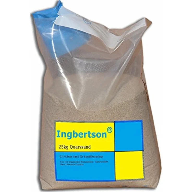 Min2C 25 kg Filtersand 0.7 - 1.2 mm Poolfilter Quarzsand für Sandfilteranlage – Bild 2