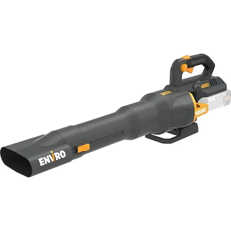 Worx ENVIRO Akku-Laubbläser EG560.9, 60 V, Blasgeschwindigkeit: 200 km/h, Blasleistung: 1.000 m³/h, ohne Akku