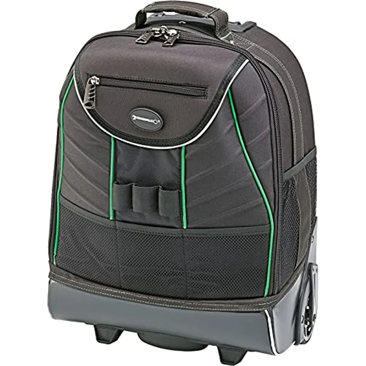 Stahlwille 13215 | robuster Rucksack Trolley zur Werkzeugaufbewahrung | große, leichtlaufende Rollen + praktischer Teleskopgriff | mit Laptopfach, Schwarz – Bild 1