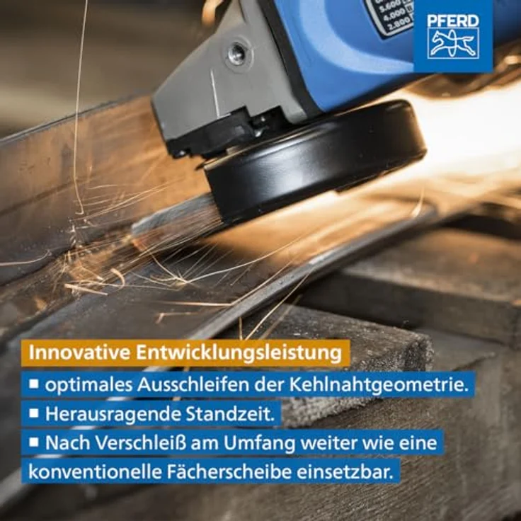PFERD 69398196 Spezial-Linie SGP Z Curve STEELOX POLIFAN-Fächerscheibe – Bild 9