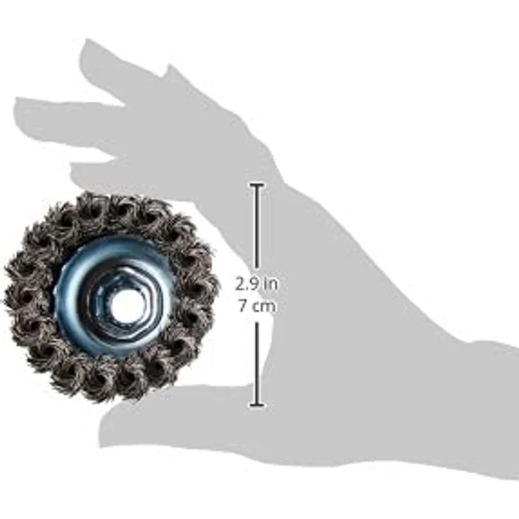Bosch Professional Topfbürste Stahl gezopfter Draht für Winkelschleifer (Ø 75 mm) - Preisvergleich – Bild 4