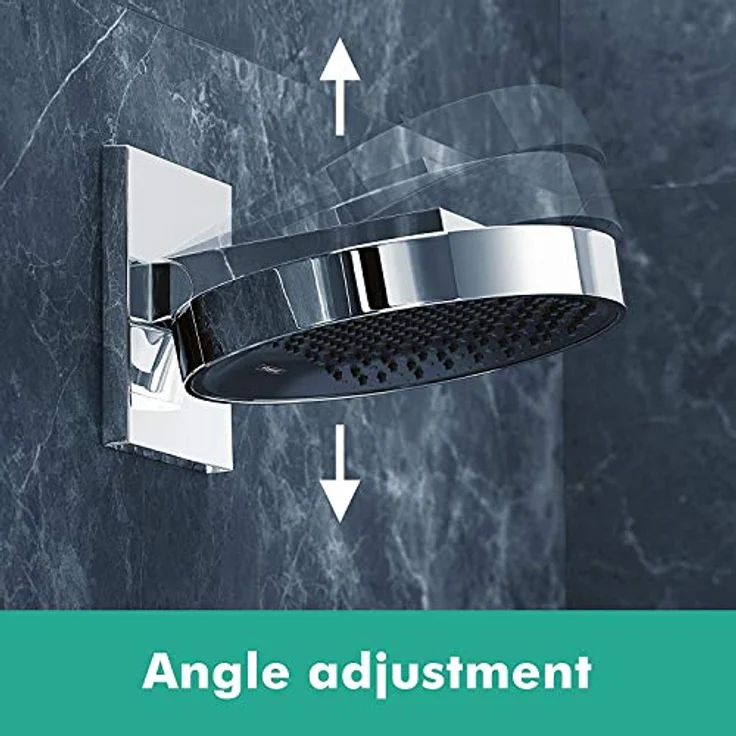 hansgrohe wassersparender Duschkopf Regendusche Rainfinity (250mm, rund, 3 Strahlarten, Wandmontage) chrom – Bild 3