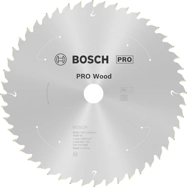 Bosch Professional Kreissägeblatt Standard for Wood (Holz, 190 x 20 x 1,6 mm, 48 Zähne, Zubehör Akku Kreissäge) – Bild 2