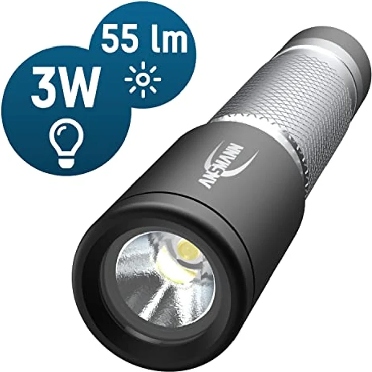 ANSMANN DAILY USE LED Taschenlampe 50B inkl. AAA Batterie – LED Taschenlampe – Bild 3