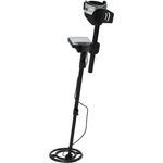 vidaXL Metalldetektor 18 cm Suchtiefe Pinpoint und Auto-Tune-Funktion, Schwarz