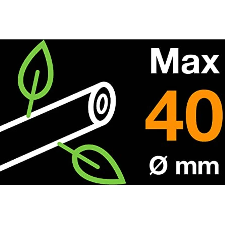 Fiskars SingleStep Bypass-Astschere für frisches Holz, Antihaftbeschichtet, Gehärteter Präzisionsstahl, Länge 81 cm, Schwarz, L38, 1001426 – Bild 5