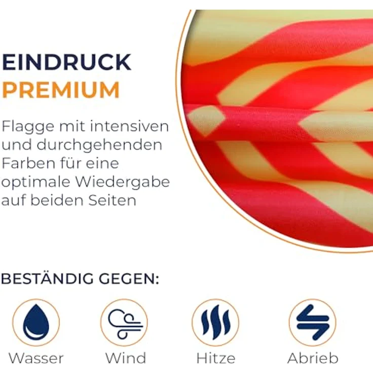 AZ FLAG Kirgisische Fahne, 90x60 cm, 100% Polyester mit Messing-Ösen und verstärkten Ecken, Innen & Außen Nutzung – Bild 3