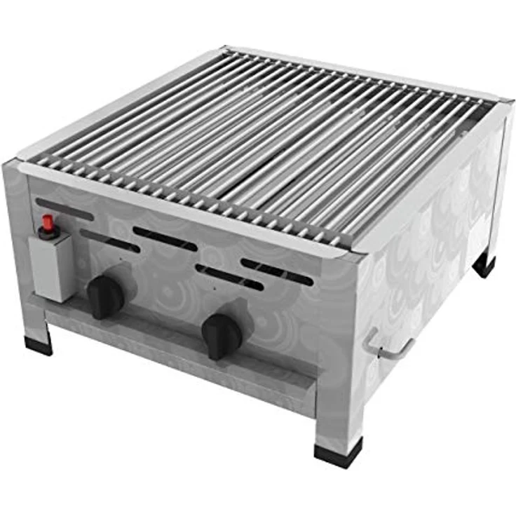 ChattenGlut Gasgrill ChattenGlut Gastrobräter 7,3kW mit Einzelne Edelstahlstäbe als Rost, BxTxH: 480x530x270 cm, Hessen Germany Design – Bild 2