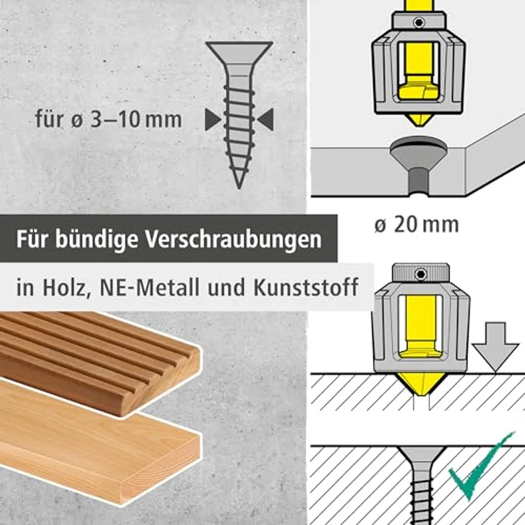 wolfcraft 4390000 Senker – Bild 4