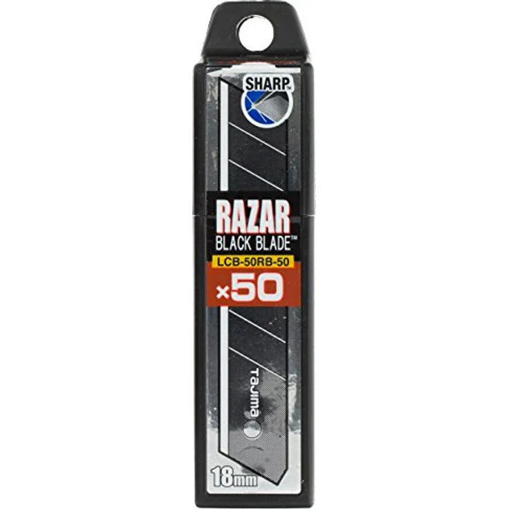 TAJIMA Ersatzklinge RAZAR BLACK 18mm – 50 Stück, TAJ-10312 – Bild 2