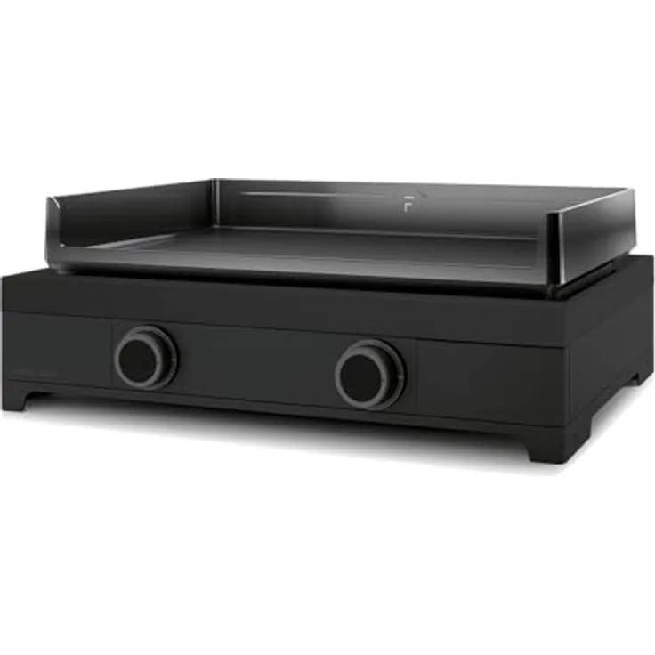 Forge Adour PLANCHA FORGE ADOUR MODERNG60AN, Gasgrill mit 60,5 x 42 cm Grillfläche, 2 Brenner, schwarz
