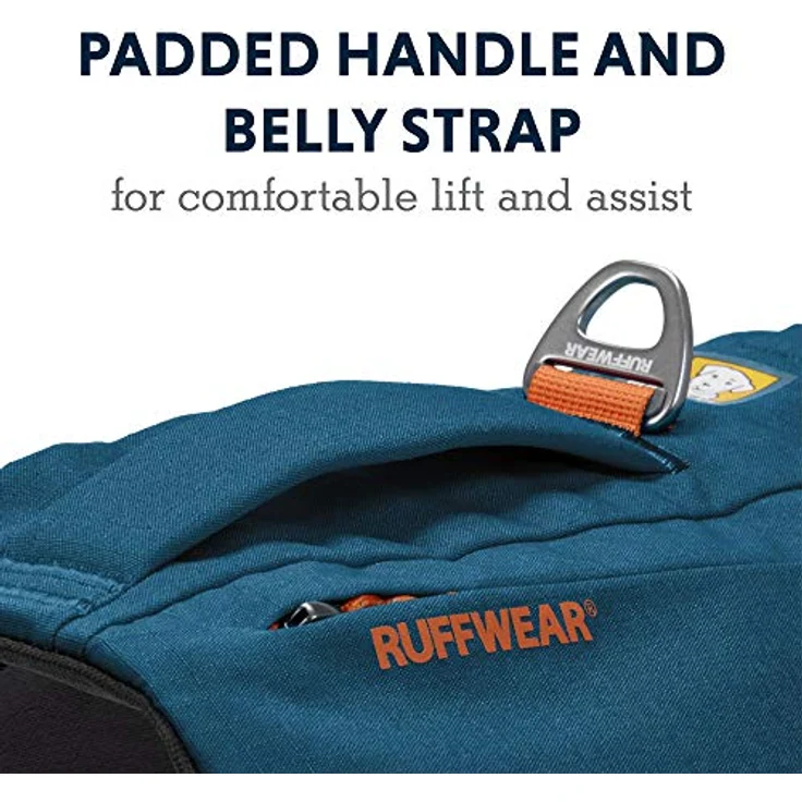 RUFFWEAR Hundegeschirr mit Taschen, Switchbak, Ganztägiger Komfort mit Eingebauten Taschen Für Kurze Tagesausflüge und Alltägliche Aktivitäten, Kleine Hunderassen, Blue Moon – Bild 5