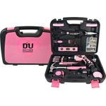 P & K Werkzeugkoffer Personalisierter 136-teiliger Werkzeugkoffer Du bist der Hammer (136 St) in Pink