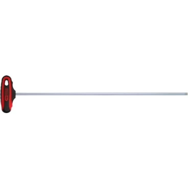KS Tools 1585122 CHROMEplus T Griff RIBE Profil, extra lang, 5 mm - Starke Verbindung durch Schwalbenschwanzdesign – Bild 1