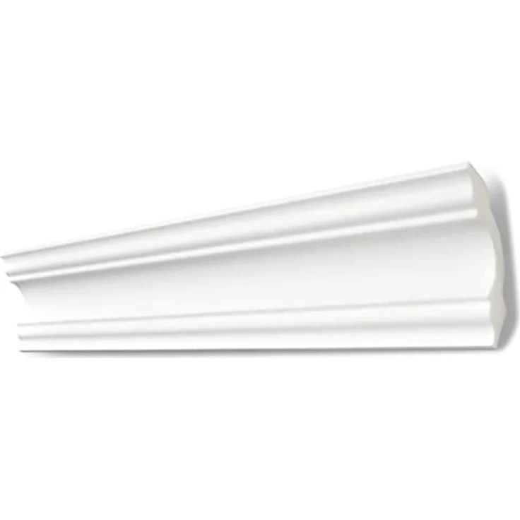 Decosa Zierprofil A80 (Stefanie), weiss, 80 x 80 mm Laenge 2 m - 10 Stueck – Bild 2