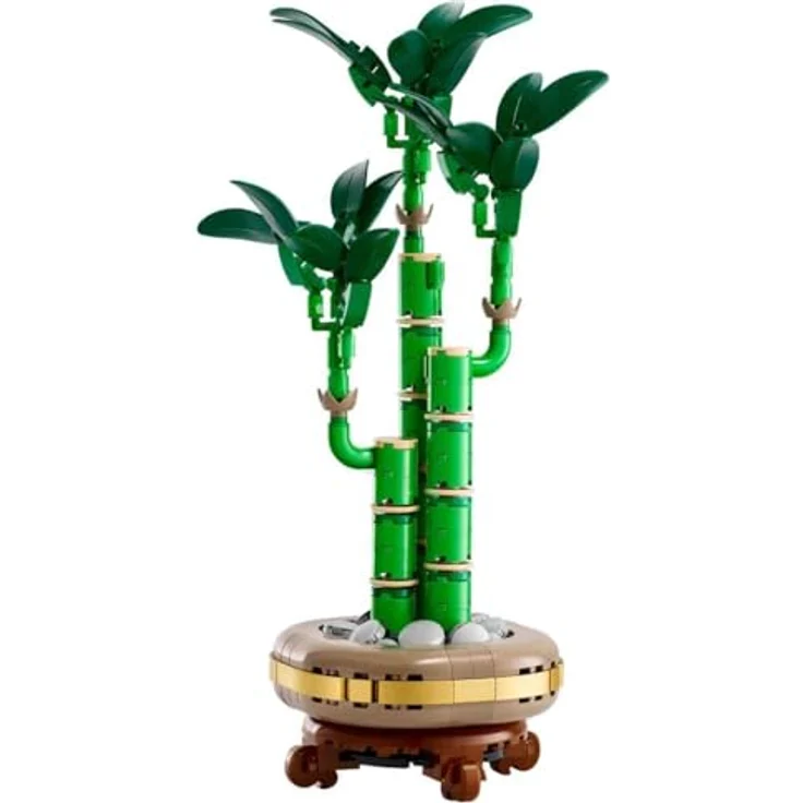 LEGO Botanicals Glücks-Bambus, Kunstpflanze - Bauset für Erwachsene - Geschenkidee zum Valentinstag, Grün – Bild 4