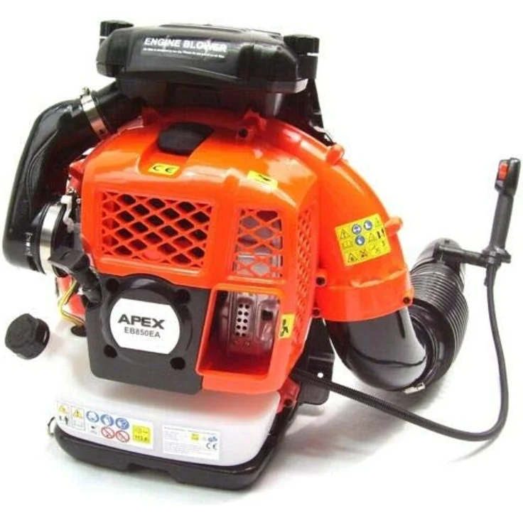 Apex Benzin-Rückenlaubbläser XXL 850, Profi Laubbläser mit 75.6 cm³ Motor, blau – Bild 2