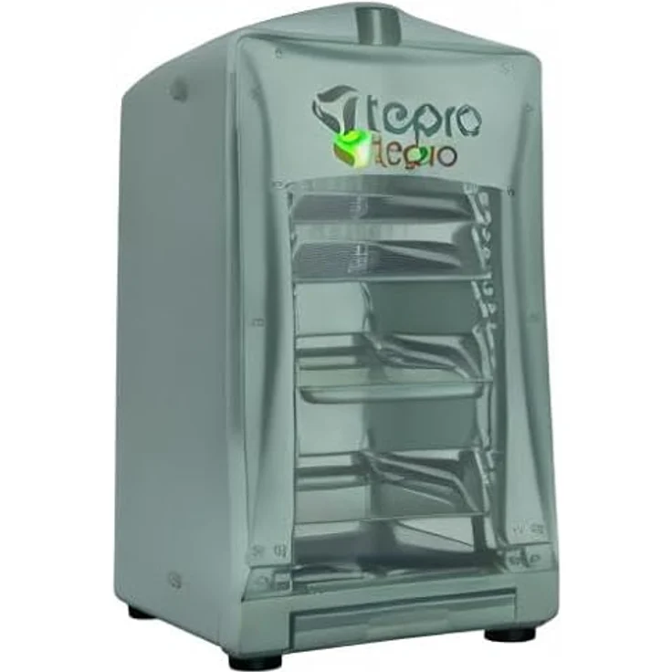 Tepro 8413 Grillabdeckung für Steakgrill, grau, 58,5 x 28,5 x 39 cm, Polyester, wetterfest – Bild 3