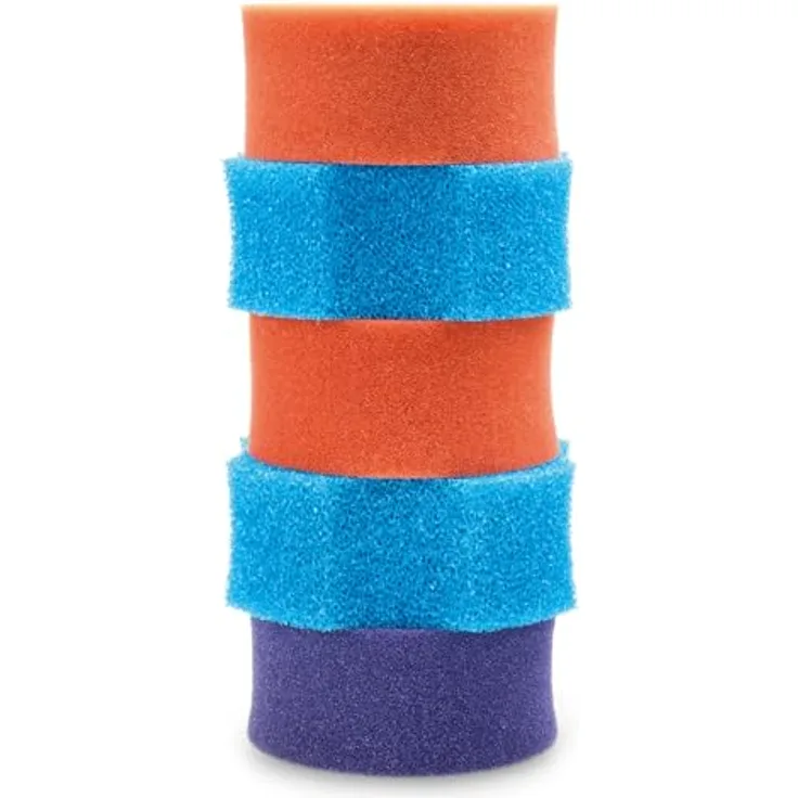 Oase Filtoclear 31000 Ersatzschaumfilter Set, langlebige Filter für Teich mit feinem roten und grobem blauen Schaum